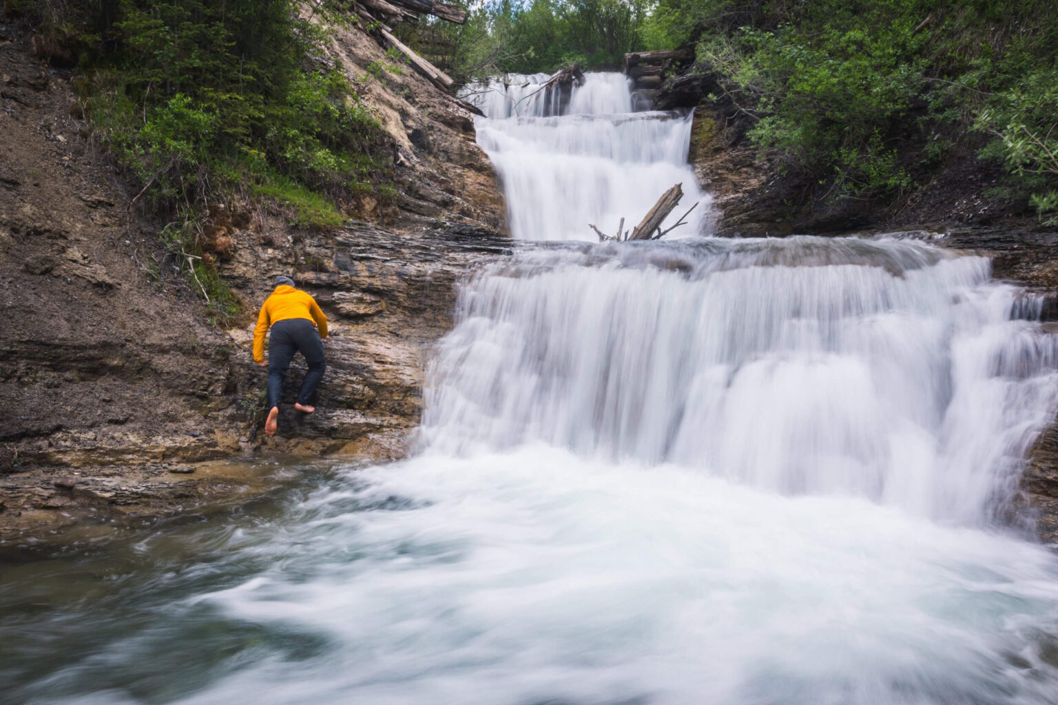 How To Hike To Allison Creek Falls In The Crowsnest Pass Seeing The