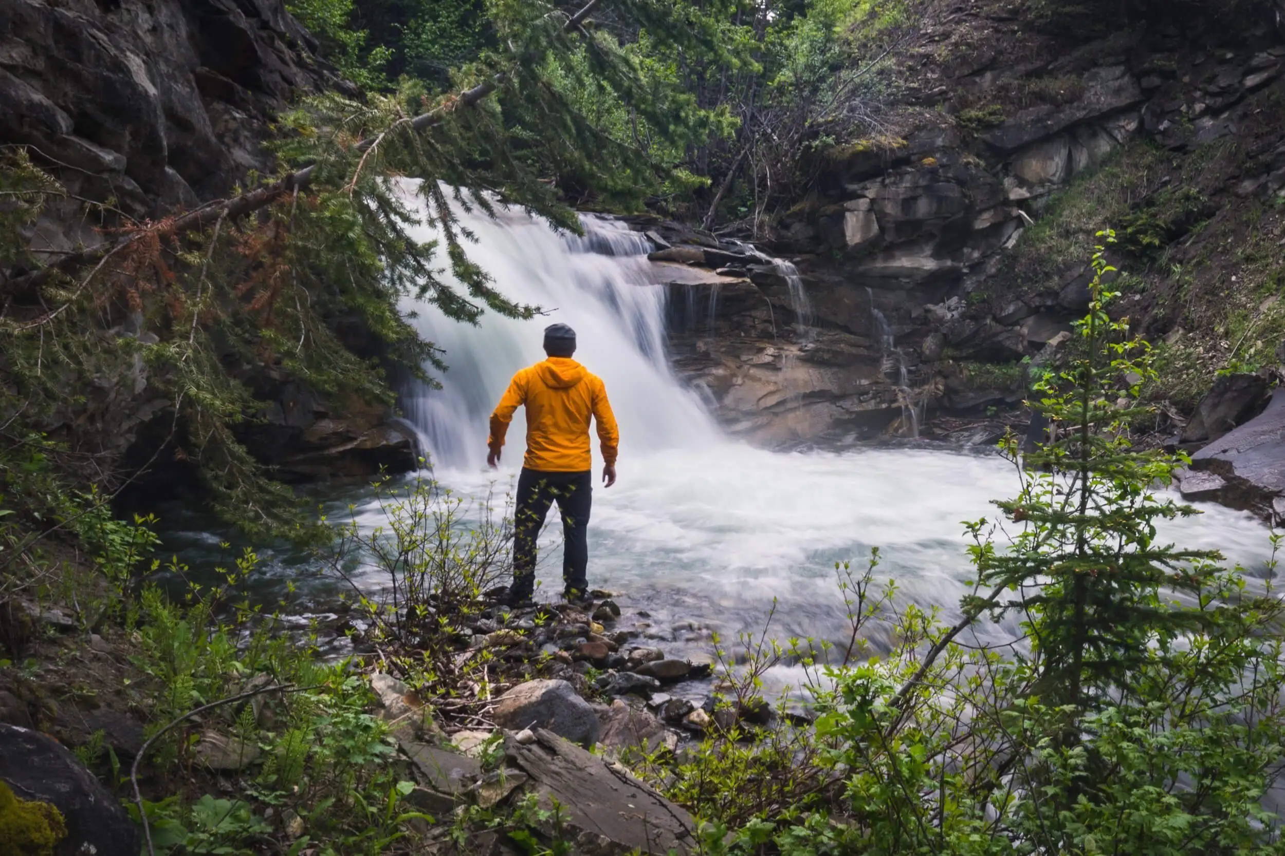 Solitude Falls in the Crowsnest Pass