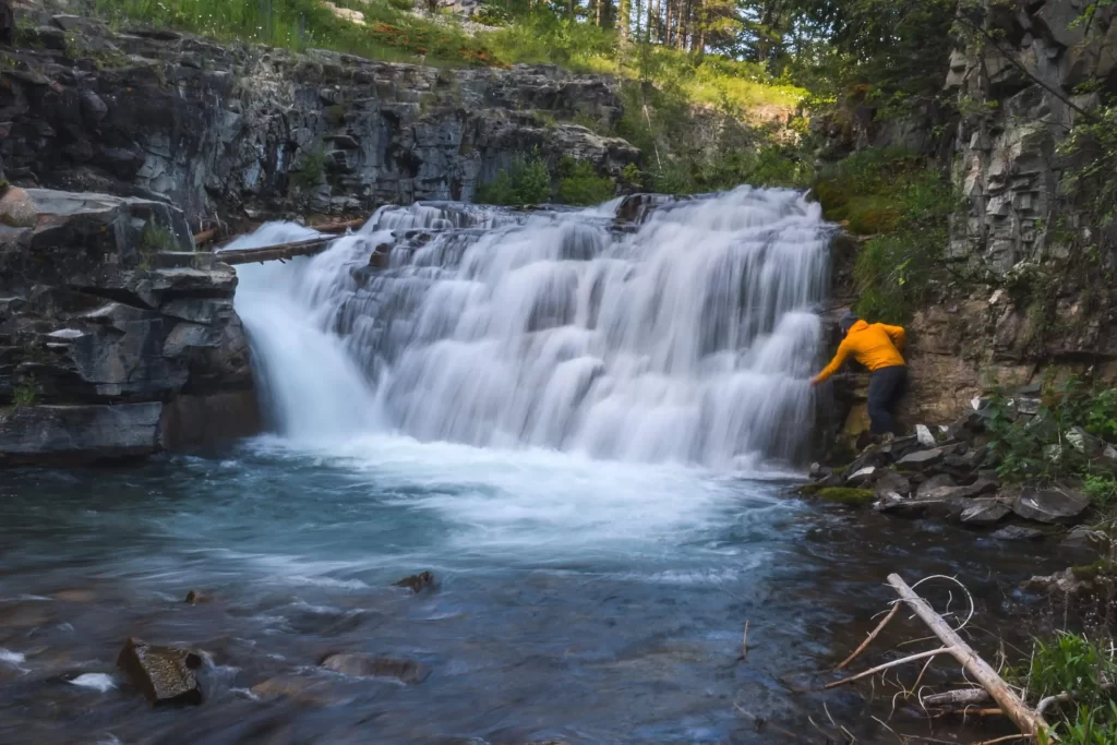 Aurum Falls in the Crowsnest Pass