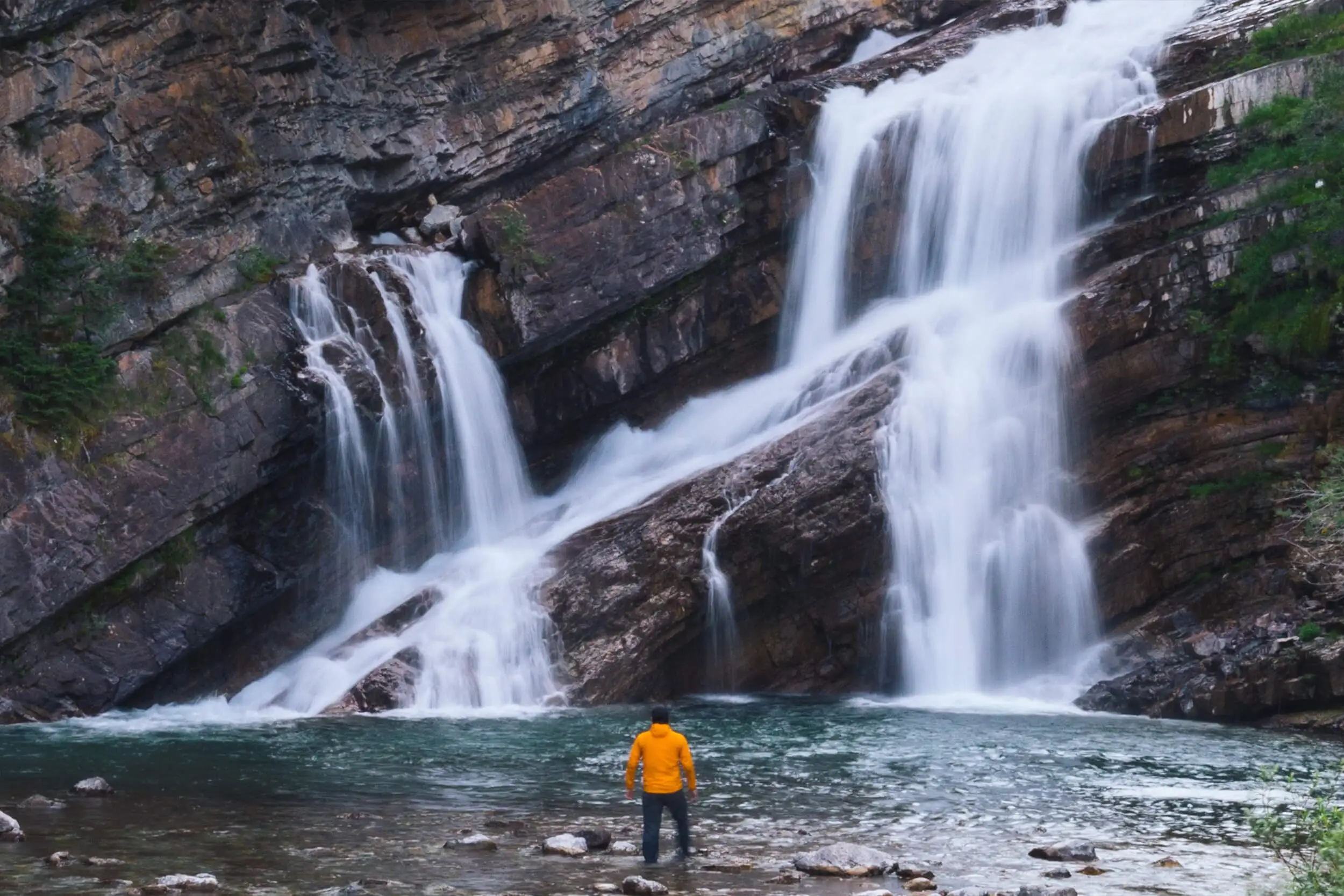 Cameron Falls in Waterton