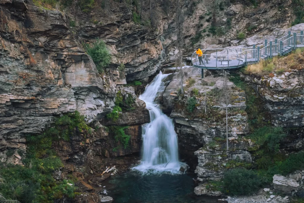 Blakiston Falls in Waterton