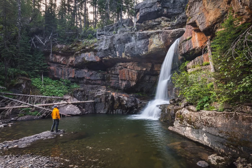 Upper Morrissey Falls in Fernie