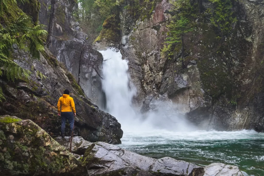 China Creek Falls Near Port Alberni