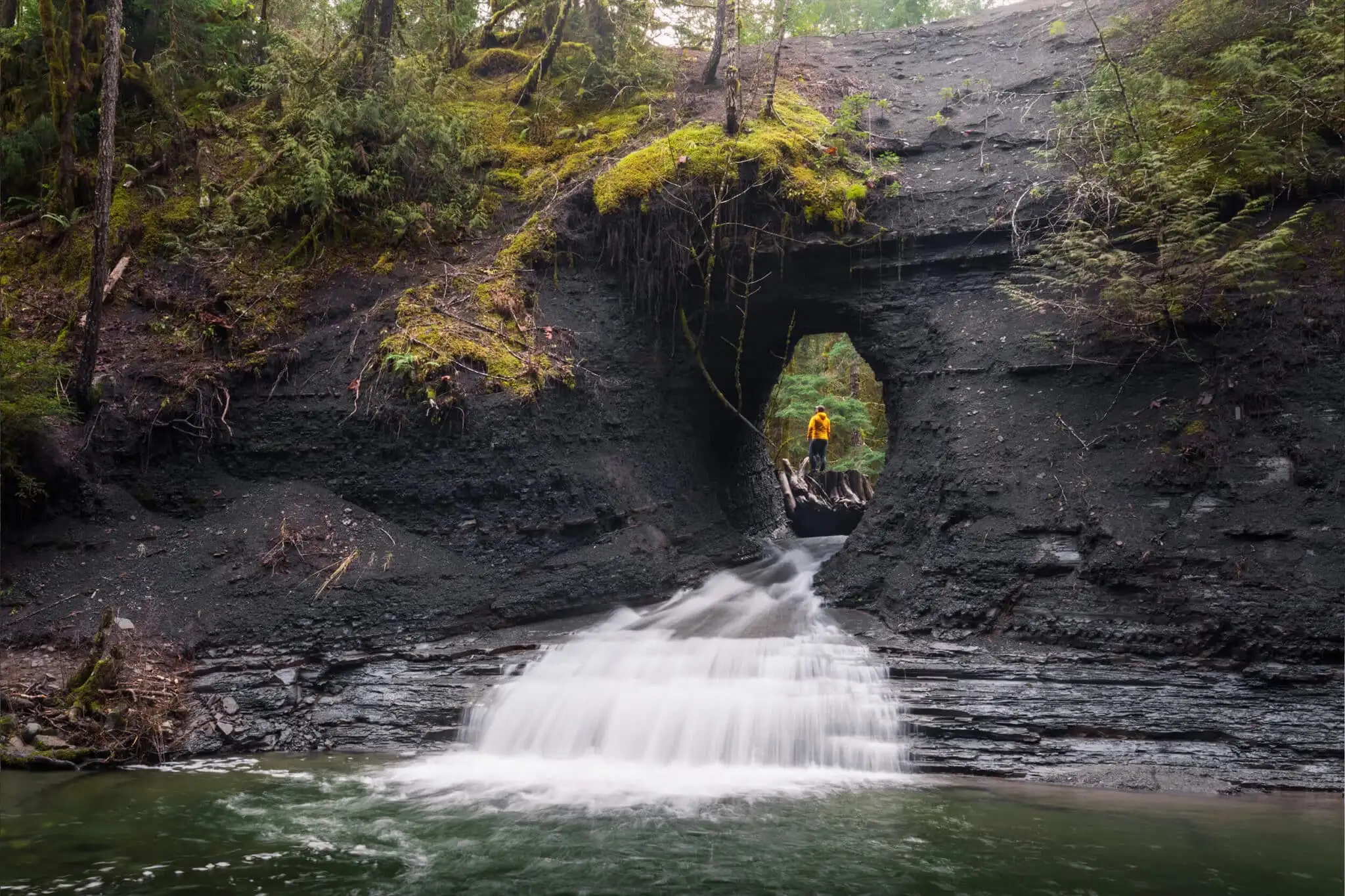 Hole in the Wall near Port Alberni