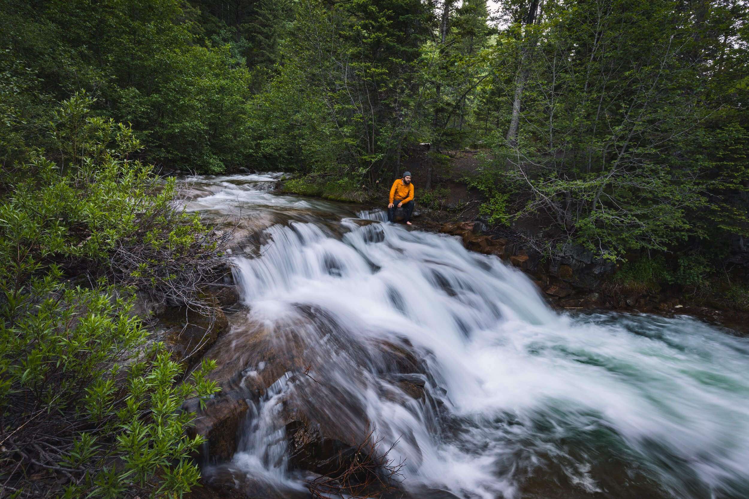Flake Falls in the Crowsnest Pass