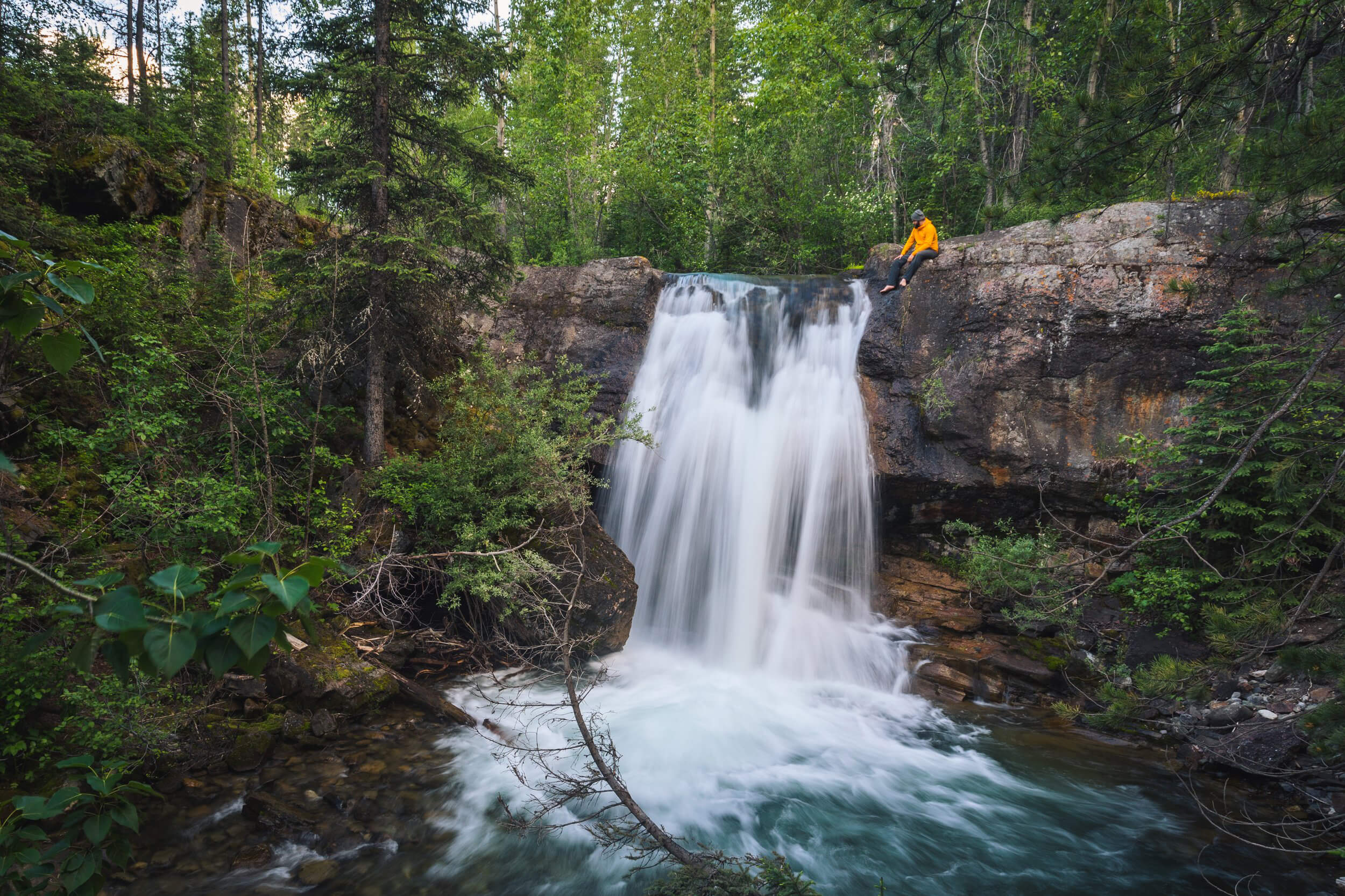 York Creek Falls in the Crowsnest Pass