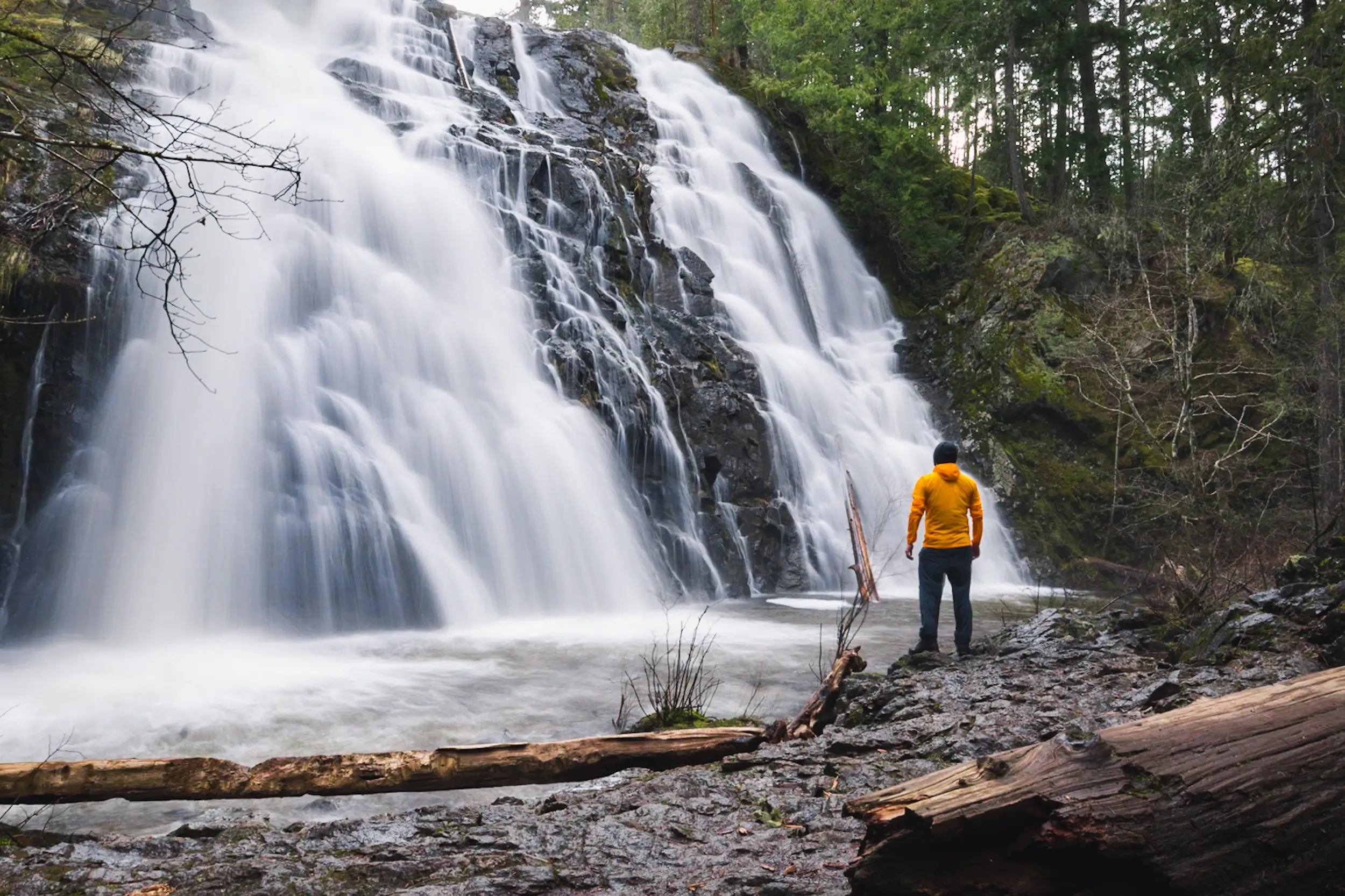 Christie Falls on Vancouver Island