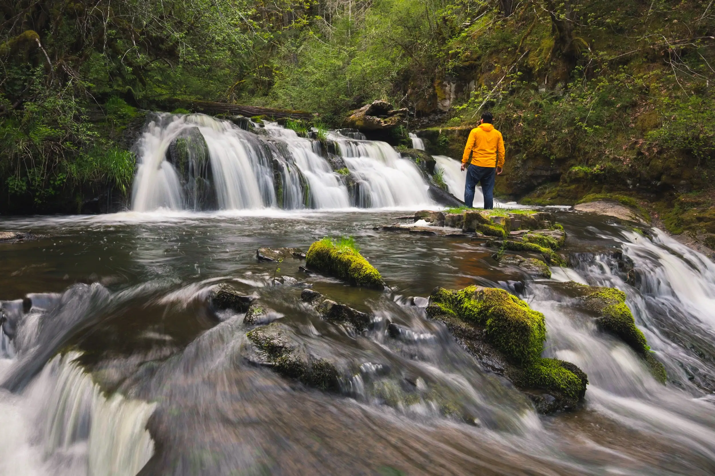 Triple Falls on Vancouver Island