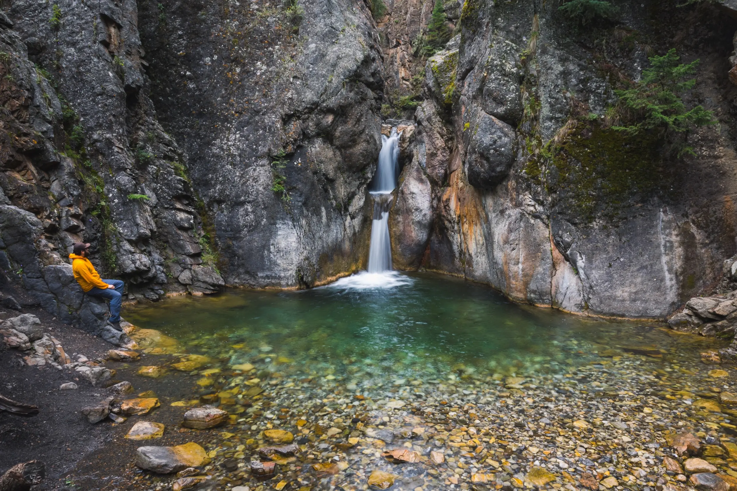 Cat Creek Falls in Kananaskis Country