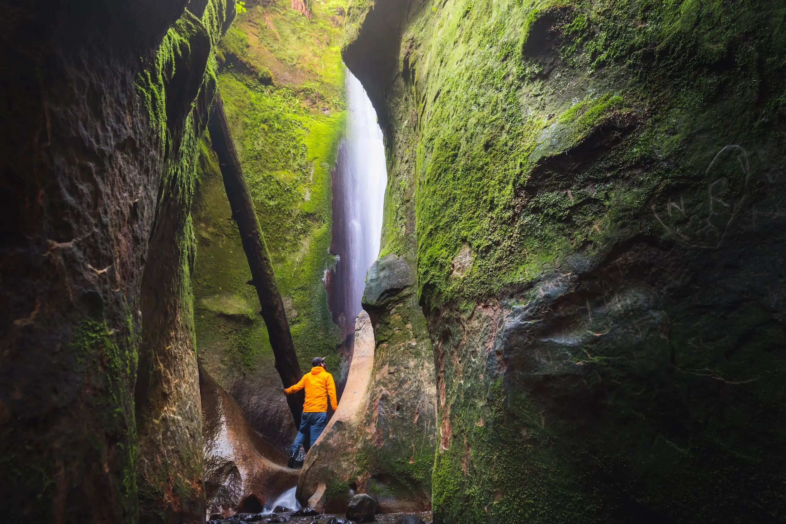 Sombrio Hidden Falls on Vancouver Island