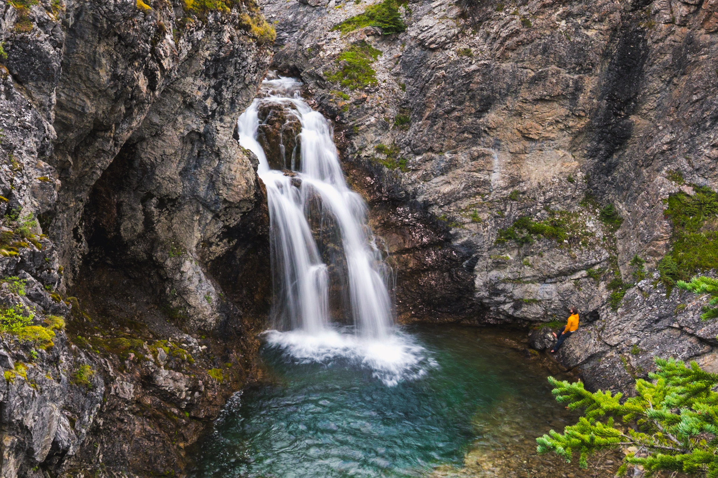 Edworthy Falls in Kananaskis Country