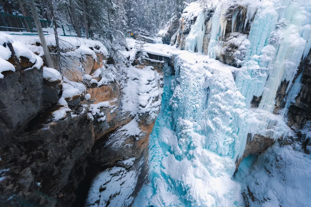 Johnston Canyon in Winter