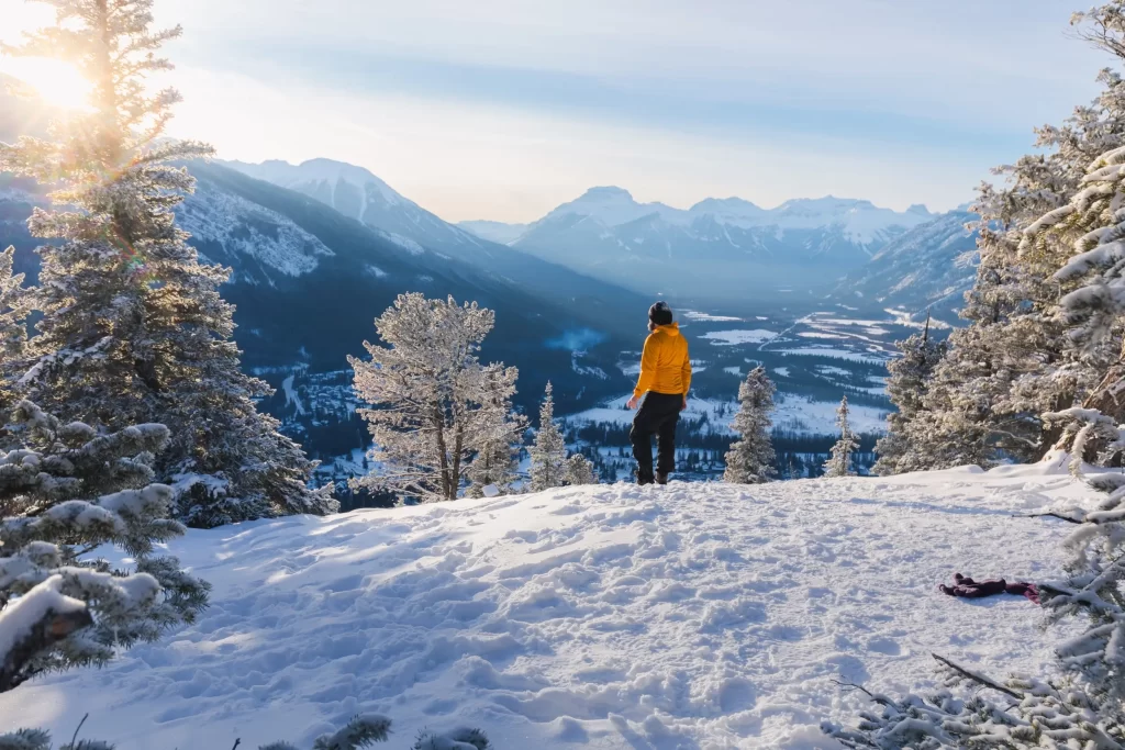 Tunnel Mountain in Winter