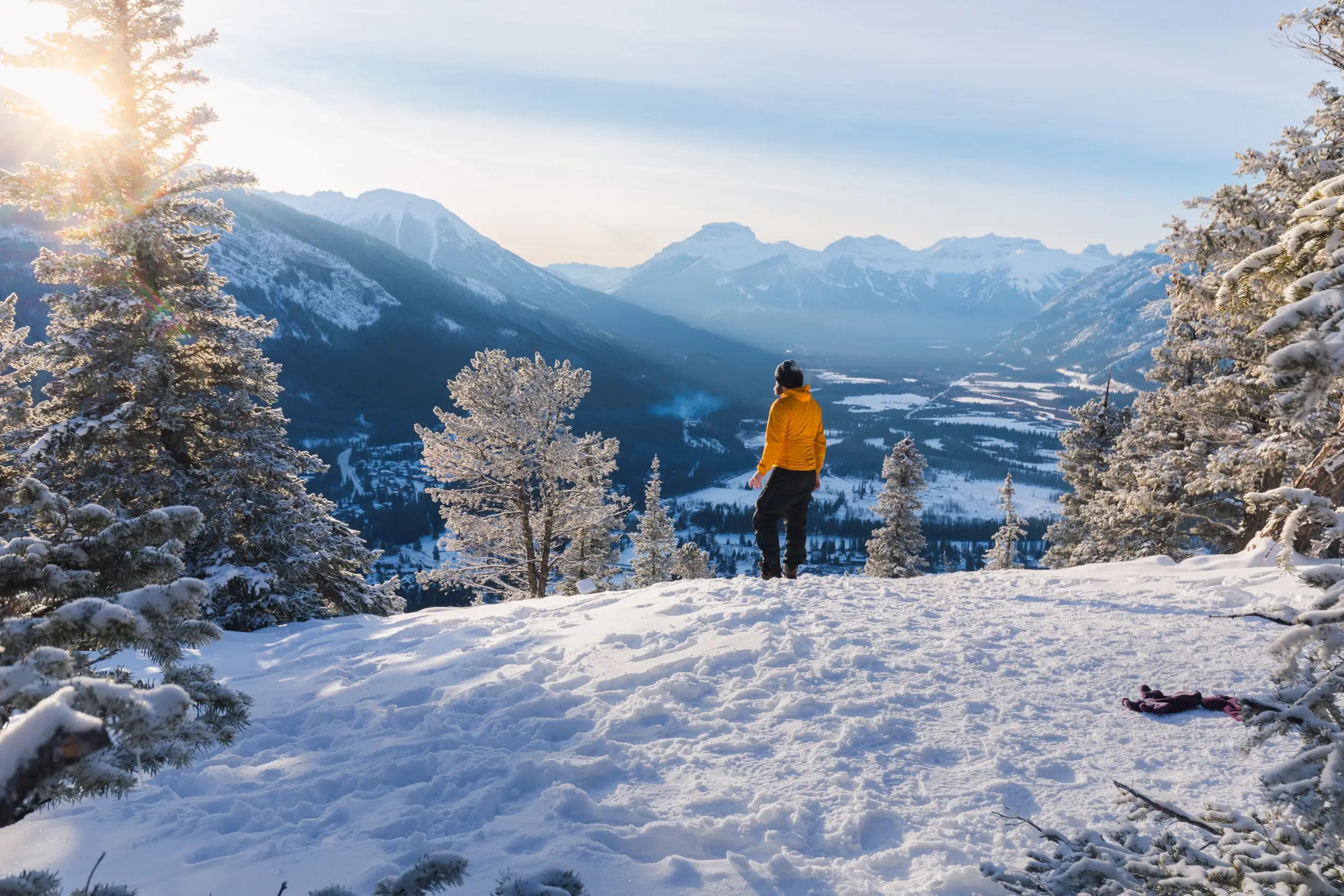 Tunnel Mountain in Winter