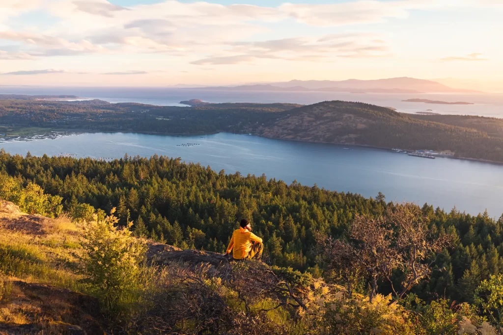 Lantzville Lookout on Vancouver Island