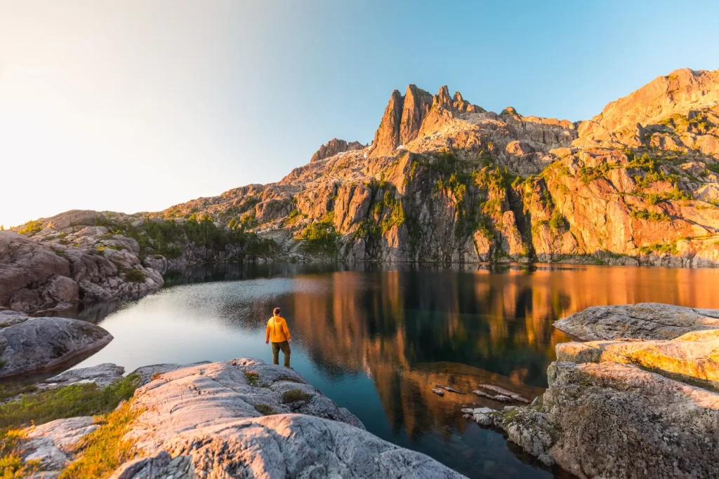 Triple Peak Lake on Vancouver Island